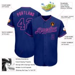 Authentic Royal Royal-Pink Jersey Custom Baseball