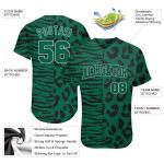 Stripe Authentic Jersey Leopard Design Custom Skin Baseball 3D Pattern Zebra
