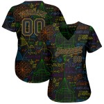 Pattern Design Custom Baseball Math Jersey Authentic 3D