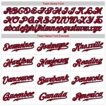 Custom White Navy Pinstripe Red-Navy Authentic Baseball Jersey Custom White Navy Pinstripe Red-Navy Authentic Baseball Jersey