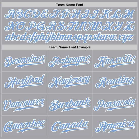 Custom Gray White Pinstripe Light Blue-White Authentic Baseball Jersey Custom Gray White Pinstripe Light Blue-White Authentic Baseball Jersey
